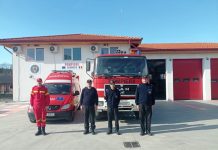 Foto. Aniversare pentru pompierii de la punctul de lucru Homorod, subordonat Detașamentului Făgăraș