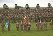 Ceremonie la Centrul Naţional de Instruire Întrunită „GETICA” din Cincu