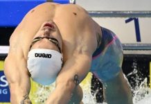 Robert Glință se califică în finala mondială la 50 de metri spate, la CM de la Budapesta