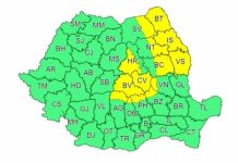 Alertă ANM. Vânt puternic în 14 județe