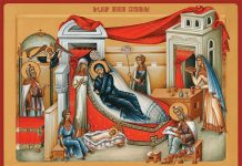 Nașterea Sfântului Ioan Botezătorul. ,,Ioan este numele lui. Şi îndată i s-au deschis gura şi limba, şi vorbea binecuvântând pe Dumnezeu“