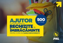 Guvernul liberal susține peste 300.000 de preșcolari și elevi din familii defavorizate. Aceștia vor primi ajutoare în valoare de 500 de lei pentru rechizite și îmbrăcăminte, în acest an școlar (P) monitorfg