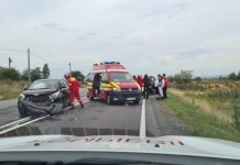 Foto. Două accidente rutiere au avut loc, astăzi, pe DN1, unul la Perșani și altul între Mândra și Șercaia