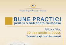 Înscrieri la conferința națională „Bune practici pentru o bătrânețe frumoasă” ediția a VI-a, 30 septembrie 2022