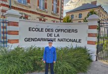 Jandarmul Marian Balaban se va instrui la Școala de Ofițeri a Jandarmeriei Naționale Franceze
