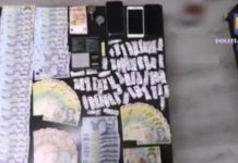 Video. Captură de droguri, autoturisme, arme, sume de bani în urma perchezițiilor DIICOT. 105 suspecți reținuți