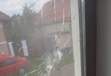 Foto. La un pas de tragedie. ,,A tras cu carabina în geamuri. Puteam fi moarte“. Tânărul obsedat de sportiva din Comăna a fost arestat