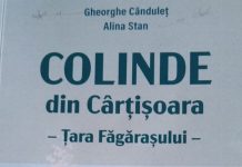 Volumul ,,Colinde din Cârțișoara- Țara Făgărașului“, autor- prof. Gheorghe Cânduleț, prezentat la Casa de Cultură Victoria