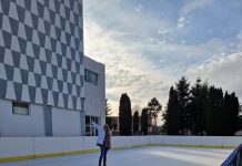 Singurul patinoar din zona Făgărașului, la Victoria. Biletul de intrare: 5 lei pentru copii și 10 lei pentru adulți