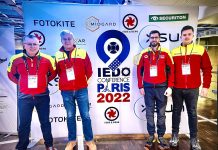 Foto. Serviciul Public Judeţean Salvamont Braşov, premiat la Paris: Cea mai bună dezvoltare a echipei de căutare şi salvare cu drona