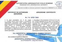 Aeroportul Internațional Brașov-Ghimbav, certificat ca aerodrom. Primul zbor de calibrare este programat luni