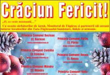,,Deschide ușa creștine/ Că venim din nou la tine…“ Monitorul de Făgăraș și partenerii săi vă urează Crăciun fericit!