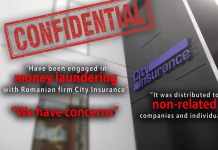 Investigație Libertatea. Falimentul City Insurance a fost de fapt o amplă schemă de fraudare, posibil începută încă din 2017. Procurorii români, înștiințați în 2021 despre spălarea de bani