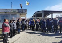 Video. Alt protest la Fabrica de Pulberi: ,,O vrem director pe ing Monica Vlad, nu vrem să vină unul de la SRI. Dacă va fi numit acel Bârghișan, nu vom mai intra în fabrică“