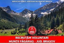 Serviciul Public Județean Salvamont Brașov recrutează voluntari pentru activitatea desfășurată în Munții Făgărașului
