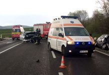 Accident rutier cu trei victime pe DN 13, la Rupea