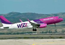 Compania WIZZ Air va opera zboruri de pe Aeroportul Internațional Brașov spre Londra și Dortmund