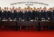 Inspectoratul de Poliție Județean Brașov are agenți noi. 49 de absolvenți se alătură polițiștilor din județ