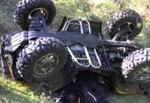 Un ATV s-a răsturnat între Viștea de Sus și Drăguș. Sunt două victime, una inconștientă