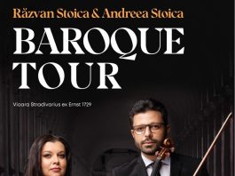 Concert de muzică barocă la Făgăraș. Muzicienii Răzvan și Andreea Stoica și vioara Stradivarius, în Sala Tronului din Cetatea Făgăraș
