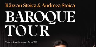 Concert de muzică barocă la Făgăraș. Muzicienii Răzvan și Andreea Stoica și vioara Stradivarius, în Sala Tronului din Cetatea Făgăraș
