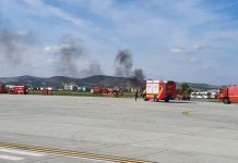 Simulare accident aviatic la Aeroportul Internațional Brașov. Unde mai organizează exerciții ISU