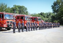 11 pompieri de la ISU Brașov participă la misiunea din Grecia