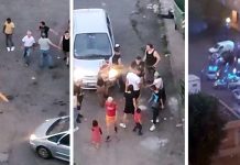 Măcel la Milano. 60 de români de etnie romă s-au încăierat cu răngi și cuțite din cauza unui loc de parcare