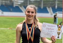 Cel mai bun sprint de la Campionatul de Atletism și Cros al MAI, o polițistă de la IJP Brașov