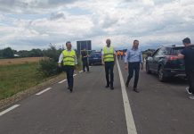 Foto. Drumul Beclean-Luța-Ludișor a fost modernizat. Ministrul Dezvoltării, Adrian Veștea, prezent la recepția lucrărilor