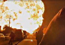 Video. Explozie uriașă urmată de incendiu la o staţie GPL din Crevedia: Un deces, șapte victime cu arsuri grave. O a doua explozie masivă a rănit 26 de pompieri care interveneau la fața locului