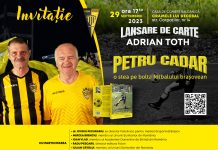 Video. Lansare de carte: ,,Petru Cadar, o stea pe bolta fotbalului brașovean“ de Adrian Toth. Eveniment organizat de Asociația Culturală Aurel A. Mureșianu