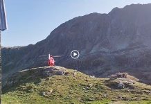 Turist preluat de elicopterul SMURD de la cabana Podragu, în miezul nopții