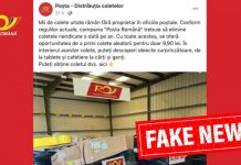 O nouă metodă de înșelătorie pe internet pusă în seama Poștei Române