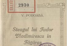 6 Decembrie 1918. Sfințirea Steagului Tudor Vladimirescu la catedrala din Făgăraș: ,,Triască România Mare în frunte cu iubitul Rege Ferdinand I și Regina, Mama tuturor românilor!“