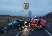 Carambol cu șase mașini pe DN1, în zona Perșani