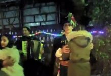 Video. Ceata de feciori de la Felmer a colindat fiecare gazdă din sat