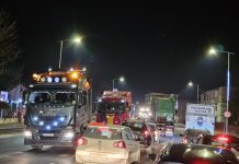 Video. Protestele continuă, la Făgăraș. Mai mulți protestatari din municipiu au ieșit în stradă