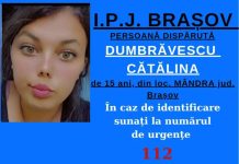 O adolescentă din Șona a fugit de acasă. Sunați la 112 dacă o vedeți