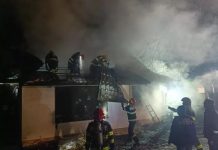 Incendiu la o cabană de pe Valea Avrigului
