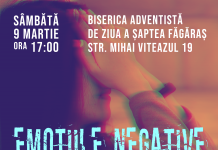 Seminarul „Emoțiile negative și sănătatea fizică” cu psiholog Florentina Coman. Detalii despre eveniment