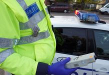 Beat la volan pe strada Parcului din Făgăraș