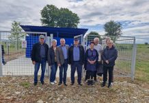 Foto. Sâmbăta de Jos are gaz metan. Rodica Marcu, viceprimarul comunei Voila, PNL: ,,Continuăm investițiile la Sâmbăta de Jos cu rețele de apă și canal“