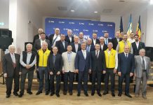 Foto și Video. Primarul PNL Claudiu Motrescu, la lansarea cadidaturii pentru Primăria Beclean: ,,Țara Făgărașului nu poate fi decât de dreapta în memoria bunicilor noștri“