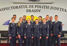 IJP Brașov are 12 ofițeri de poliție noi. Unii dintre ei sunt repartizați și la Poliția Făgăraș