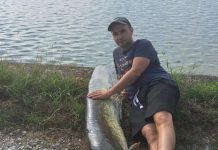 Foto. Captură record pe lacul de la Avrig: un somn de aproape 2 metri