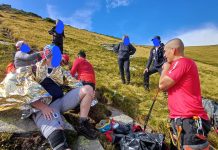 Bărbat lovit de fulger în Munții Făgăraș. Salvamontiștii au fost solicitați să intervină