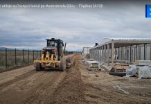 Video. S-a deschis șantierul la autostrada Sibiu-Făgăraș. Organizare de șantier la Cârța