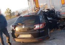 Un bărbat a murit într-un accident rutier înregistrat pe DN 13, în zona localității Feldioara