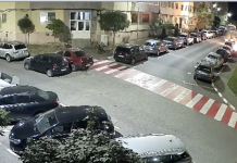 Video. Bărbatul care a provocat intenționat incendiul din Codlea a fost arestat pentru 30 de zile. Au ars patru mașini și fațada unui bloc